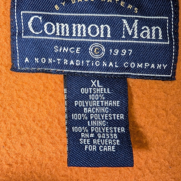 Common Man Utility Vest XL Brown Fishing Hunting Workwear Gorpcore Outdoor - Picture 4 of 7